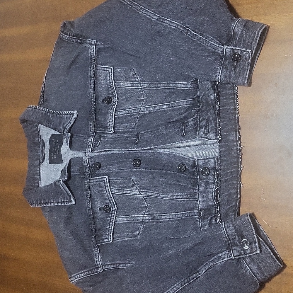 AllSaints  Cropped Denim  Jacket